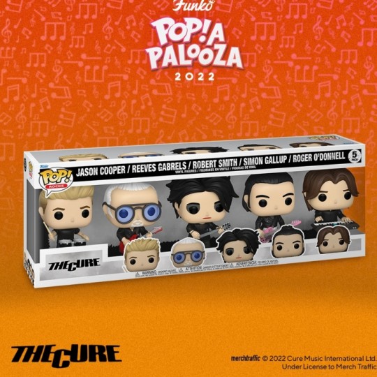 The Cure POP! Rocks Vinyl Figure 5-Pack 9 cm