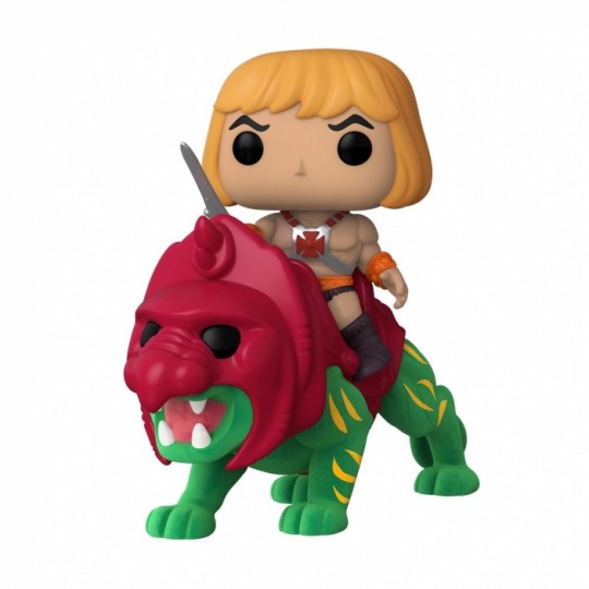 Pop! Ride Deluxe: Masters of the Universe - He-Man on Battle Cat Flocked
