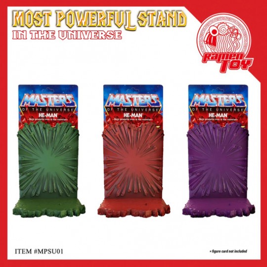 The Most Powerful Stand in the Universe Green/Red/Purple for MOTU Action Figure