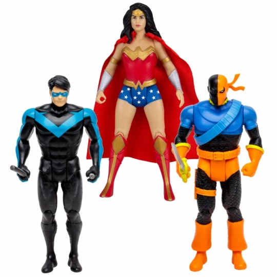 DC Direct Super Powers Action Figure Wonder Woman / Nightwing / Deathstroke 13 cm