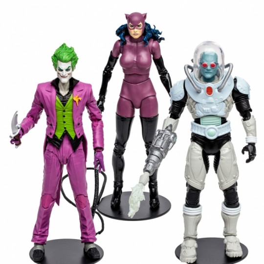 DC Multiverse Action Figure The Joker / Catwoman / Mister Freeze 18 cm