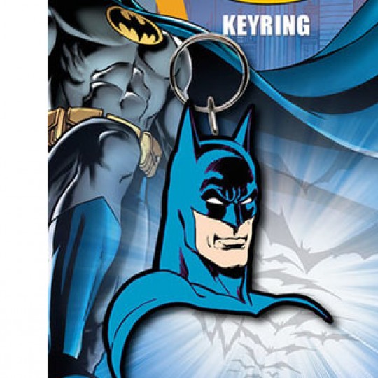 DC Comics Rubber Keychain Batman Face