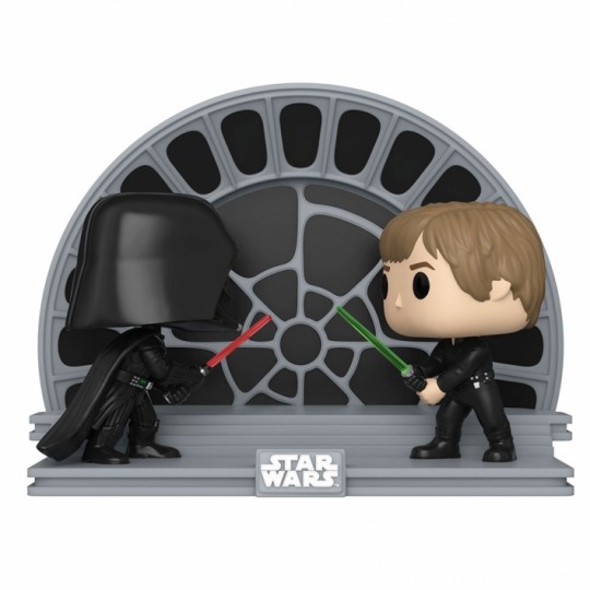 Star Wars Return of the Jedi 40th Anniversary POP Moment! Vinyl Figures 2-Pack Luke vs Vader 9 cm