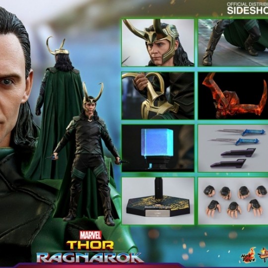 Hot Toys Thor Ragnarok Movie Masterpiece Action Figure 1/6 Loki 31 cm