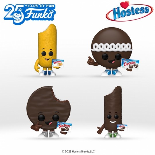 Hostess POP! Foodies Vinyl Figure Ding Dongs / HoHos / Twinkies / Cupcakes 9 cm