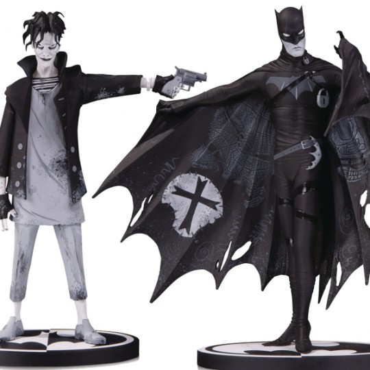 Batman Black & White Statue Batman / The Joker by Gerard Way 20 cm