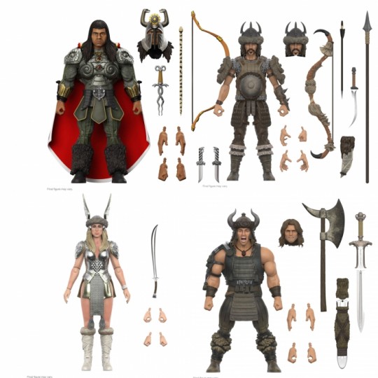 Conan the Barbarian Ultimates Action Figure Battle of the Mounds 18 cm