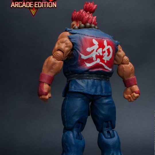 Street Fighter V Arcade Edition Action Figure 1/12 Akuma Nostalgia Costume 18 cm
