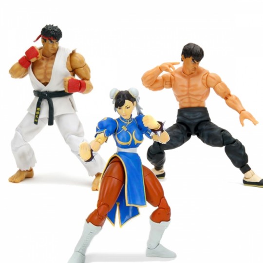 Street Fighter Action Figure Chun-Li / Ryu / Fei long 15 cm Wave 1