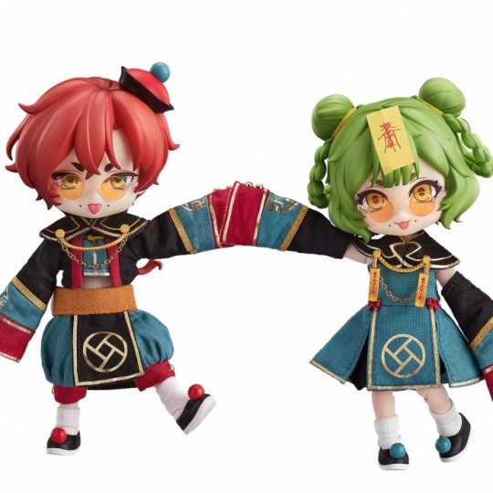 Original Character Nendoroid Doll Action Figure Chinese-Style Jiangshi Twins Garlic / Ginger 14 cm