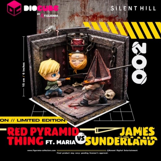 Silent Hill DioCube PVC Diorama Silent Hill 2 Red Pyramid Thing Vs James Sunderland Ft. Maria 15 cm