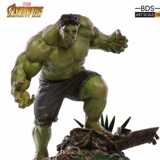 Avengers Infinity War Battle Diorama Series Art Scale Statue 1/10 Hulk 25 cm