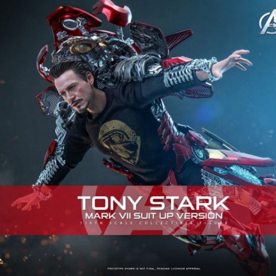The Avengers Movie Masterpiece Action Figure 1/6 Tony Stark Mark VII Suit-Up Version 31 cm
