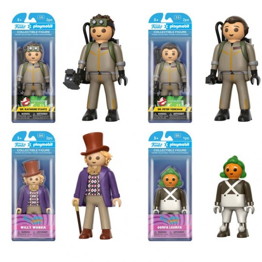Ghostbusters / Willy Wonka & the Chocolate Factory Funko x Playmobil Vinyl Figure