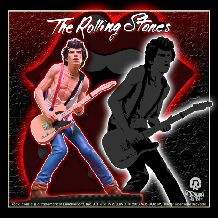 The Rolling Stones Rock Iconz Charlie Watts / Ronnie Wood / Mick Jagger / Keith Richards 22 cm