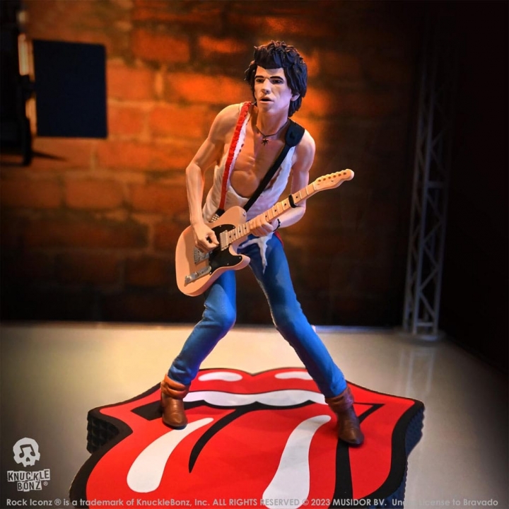 The Rolling Stones Rock Iconz Charlie Watts / Ronnie Wood / Mick Jagger / Keith Richards 22 cm