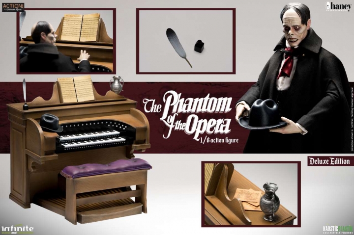 Lon Chaney As The Phantom Of The Opera 1/6 Action Figure Deluxe Version 30 cm