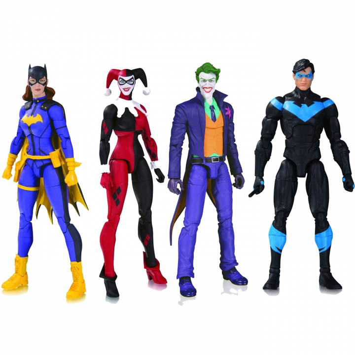 DC Comics Essentials Action Figure The Joker / Harley Quinn / Batgirl / Nightwing 18 cm