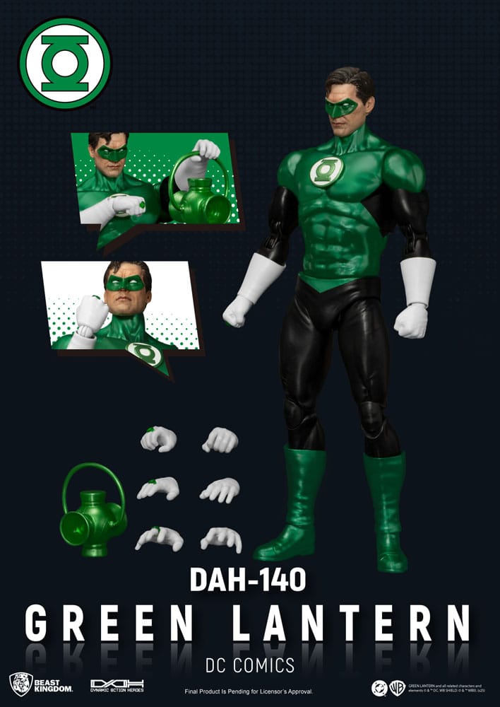 DC Comics Action Figure  Superman / Green Lantern / Batman / Flash 22-20 cm