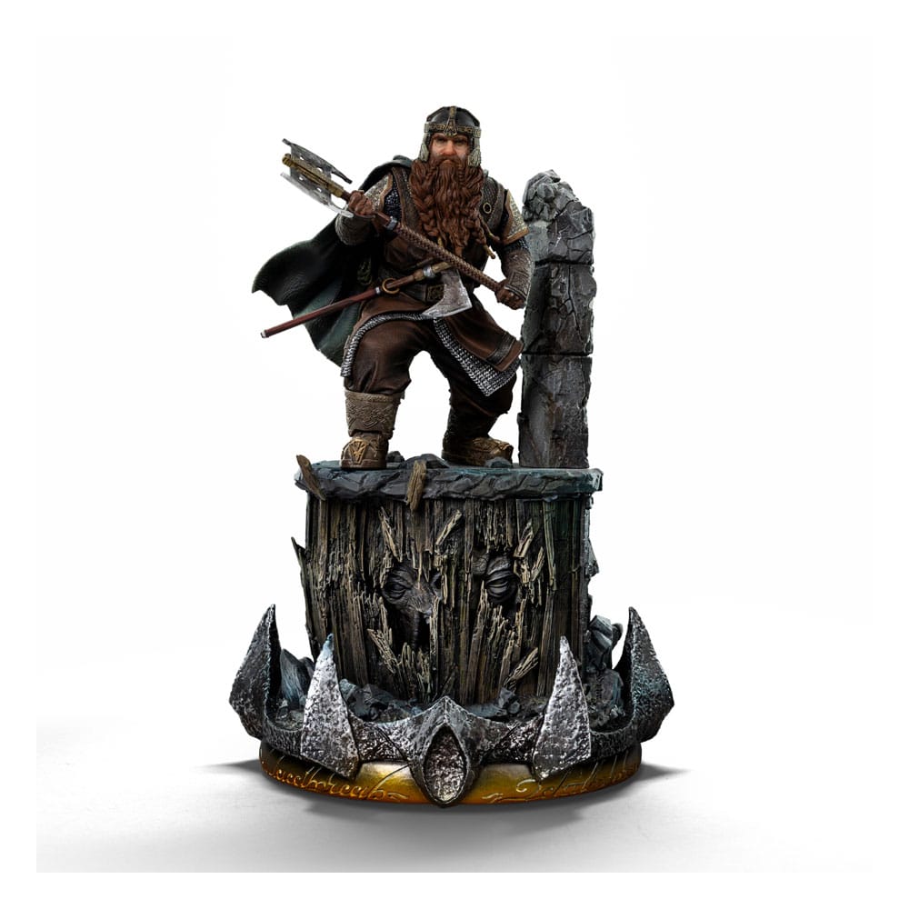 The Lord of the Rings Art Scale Statue 1/10 Gimli Unleashed 26 cm