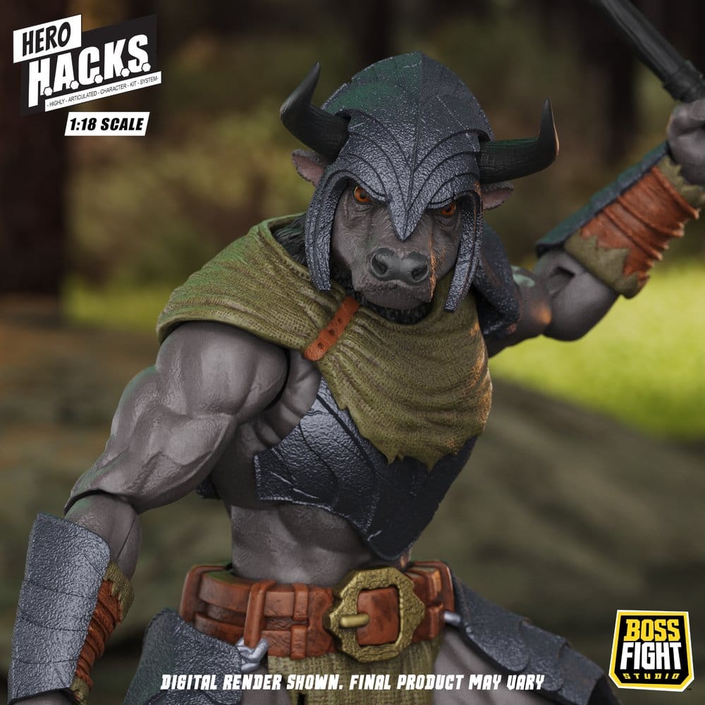 Hero H.A.C.K.S. Core Action Figure 1/18 Heroes and Villains Wave 1 Minos Auroxos
