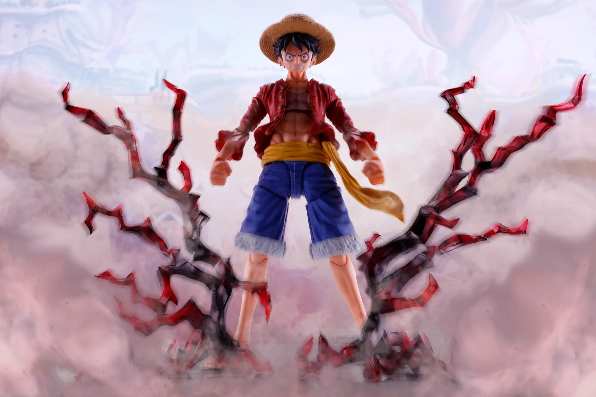 One Piece Monkey.d.luffy Two Years Later Option Parts Set