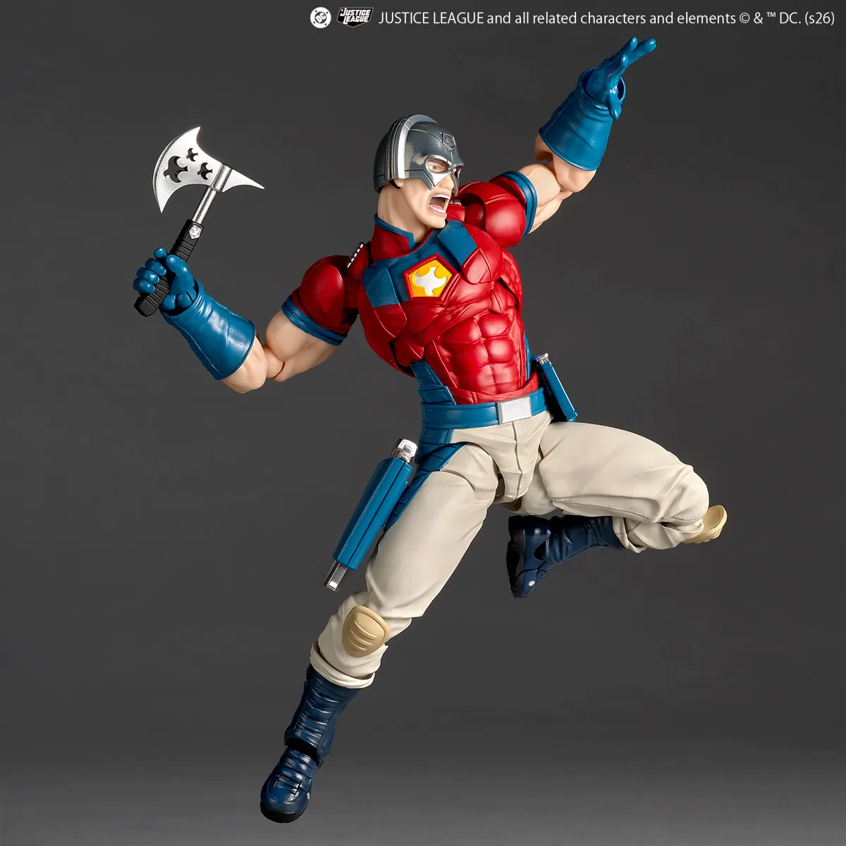 Revoltech Amazing Yamaguchi Dc Peacemaker Action Figure 17 cm