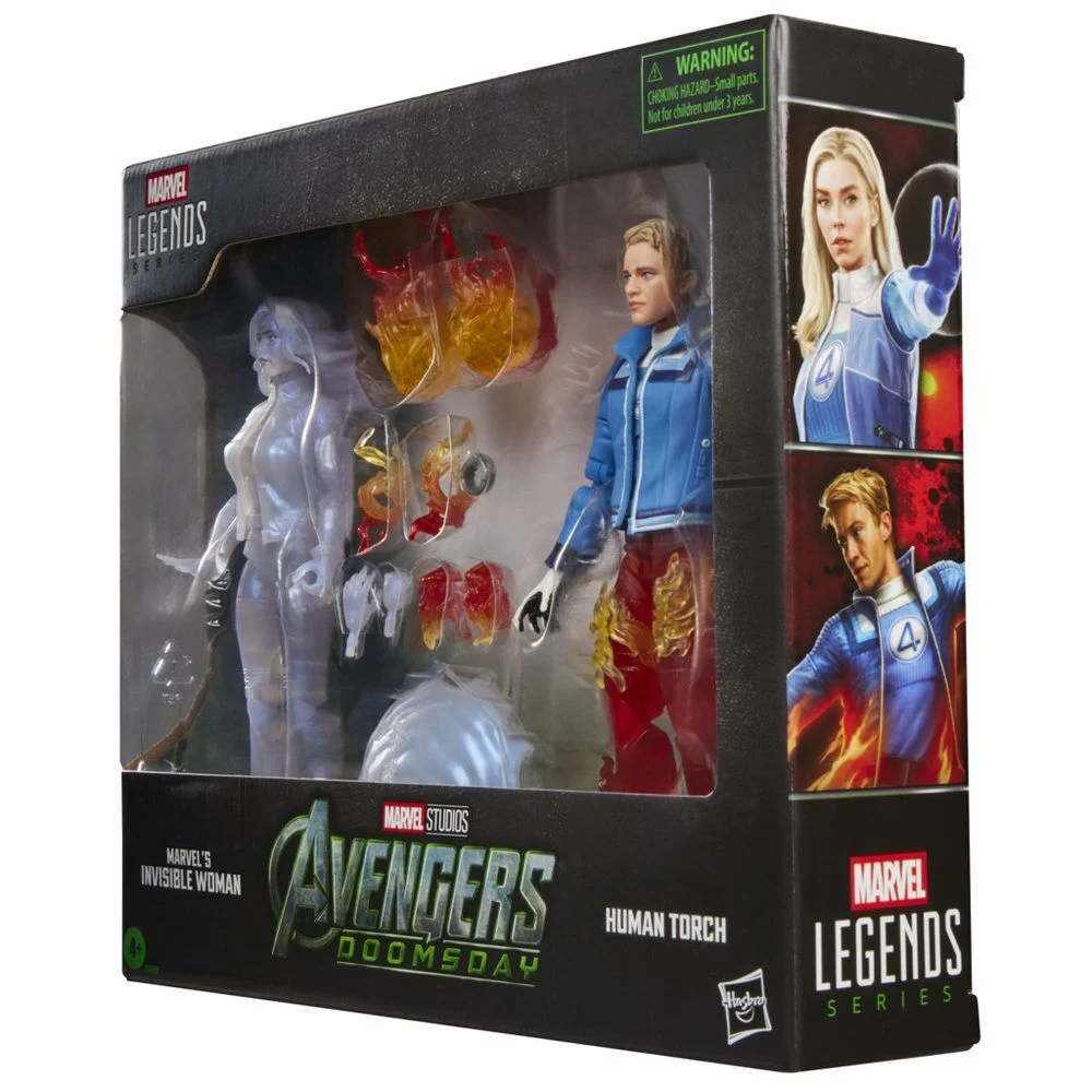 Marvel Legends Series Avengers Doomsday Invisible Woman & Human Torch pack 2 figures 15cm