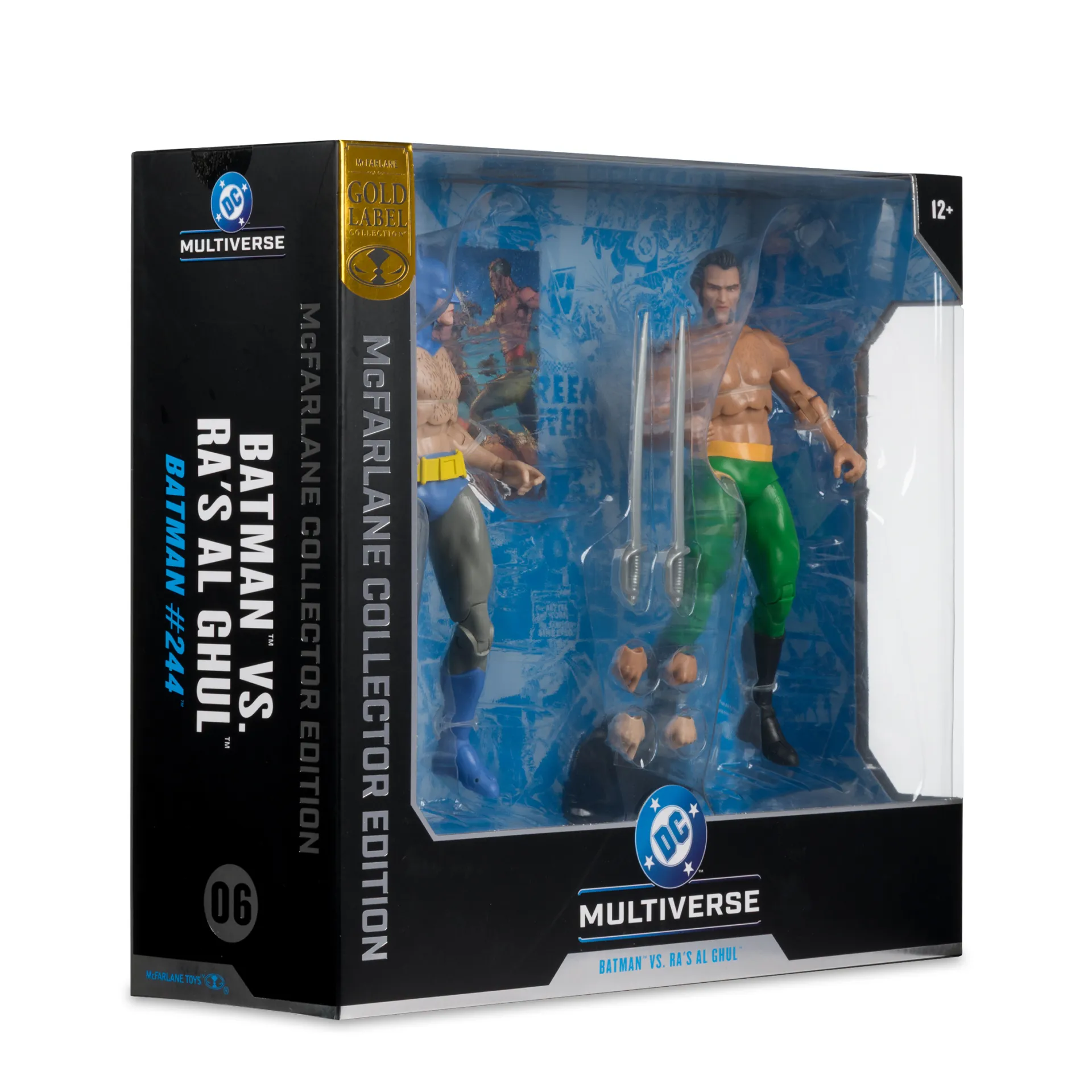 Dc Mcfarlane Coll Ed Batman Vs Ras Al Ghul 2pack Action Figure 17 cm