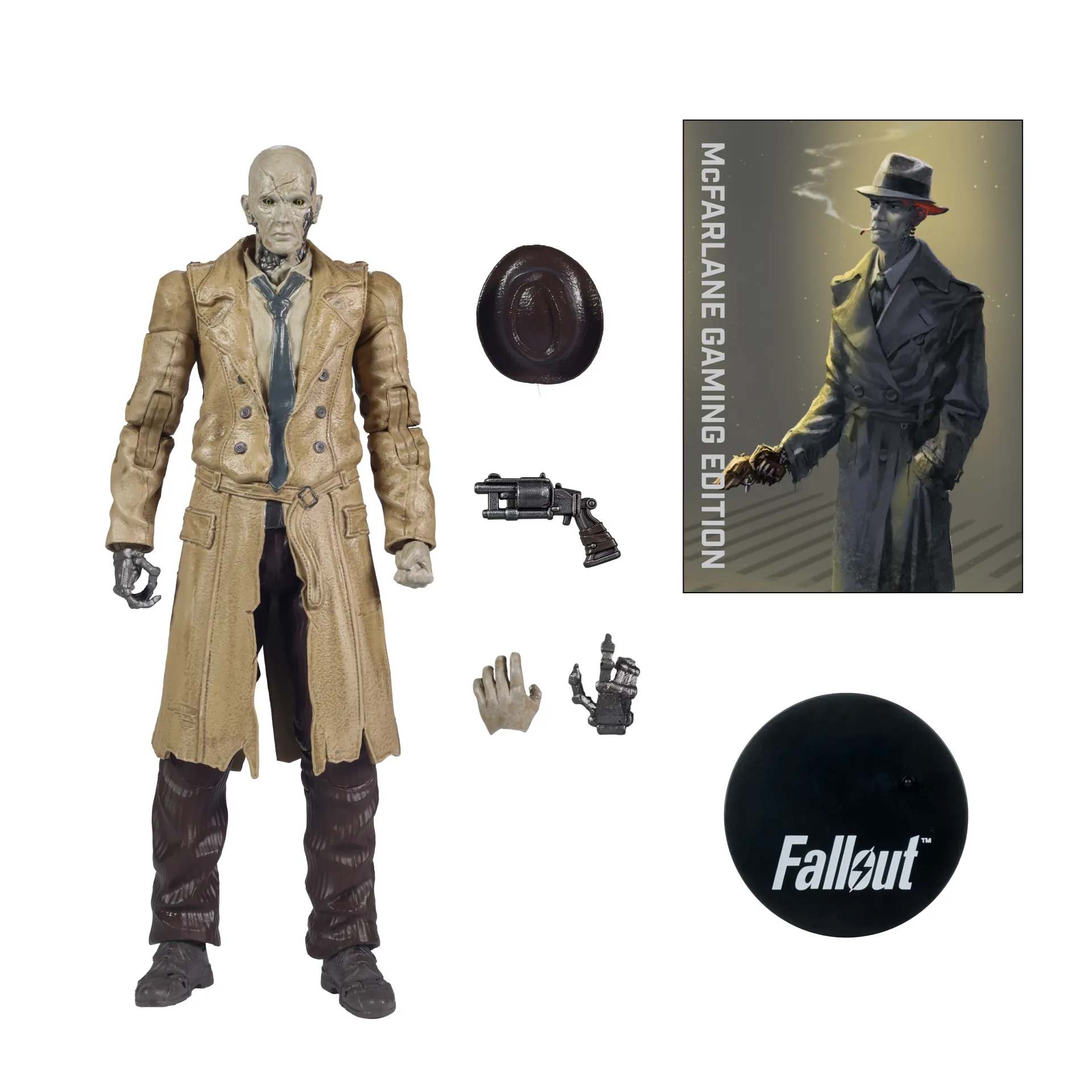 Mcfarlane Gaming Edition 7inch Fallout Wave2 Nick Valentine Fallout 4 Action Figure