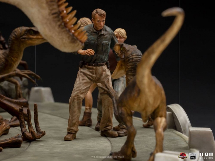 Jurassic Park Demi Art Scale Statue 1/20 The Final Scene 48 cm