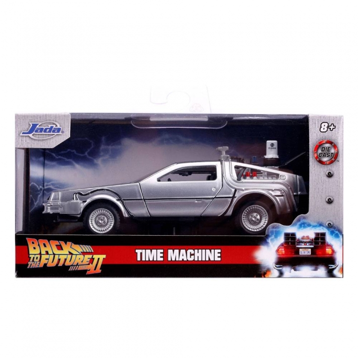 Back to the Future II Hollywood Rides Diecast Model 1/32 DeLorean Time Machine 13 cm