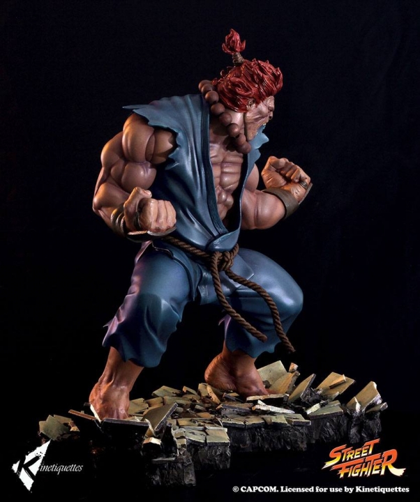 Street Fighter Diorama Akuma Raging Demon 45 cm