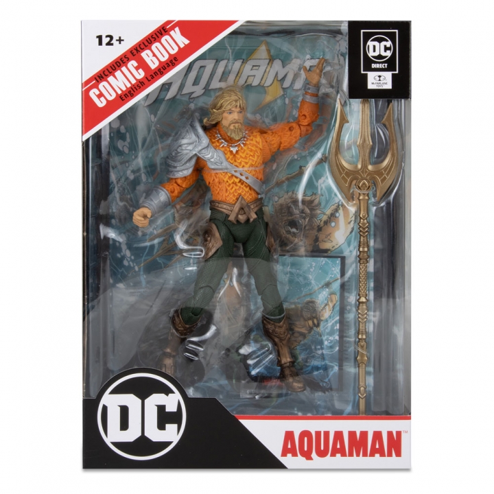 DC Direct Page Punchers Action Figure Black Manta / Aquaman / Ocean Master 18 cm
