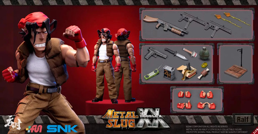 Metal Slug XXX Tunshi Studio Action Figure 1/12 Ralf Jones / Clark Still SNK TS-010 / TS-009