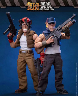Metal Slug XXX Tunshi Studio Action Figure 1/12 Ralf Jones / Clark Still SNK TS-010 / TS-009