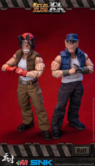 Metal Slug XXX Tunshi Studio Action Figure 1/12 Ralf Jones / Clark Still SNK TS-010 / TS-009