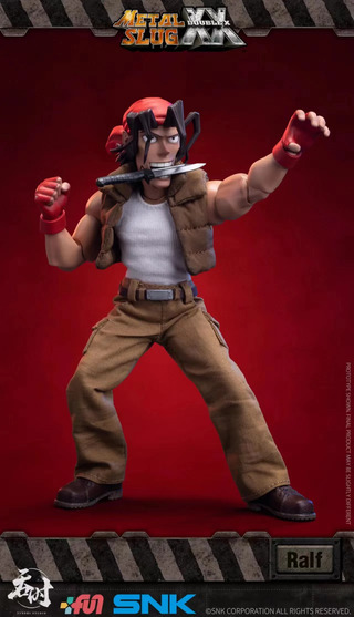 Metal Slug XXX Tunshi Studio Action Figure 1/12 Ralf Jones / Clark Still SNK TS-010 / TS-009