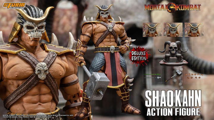 Mortal Kombat Action Figure 1/12 Shao Kahn Deluxe Edition 18 cm