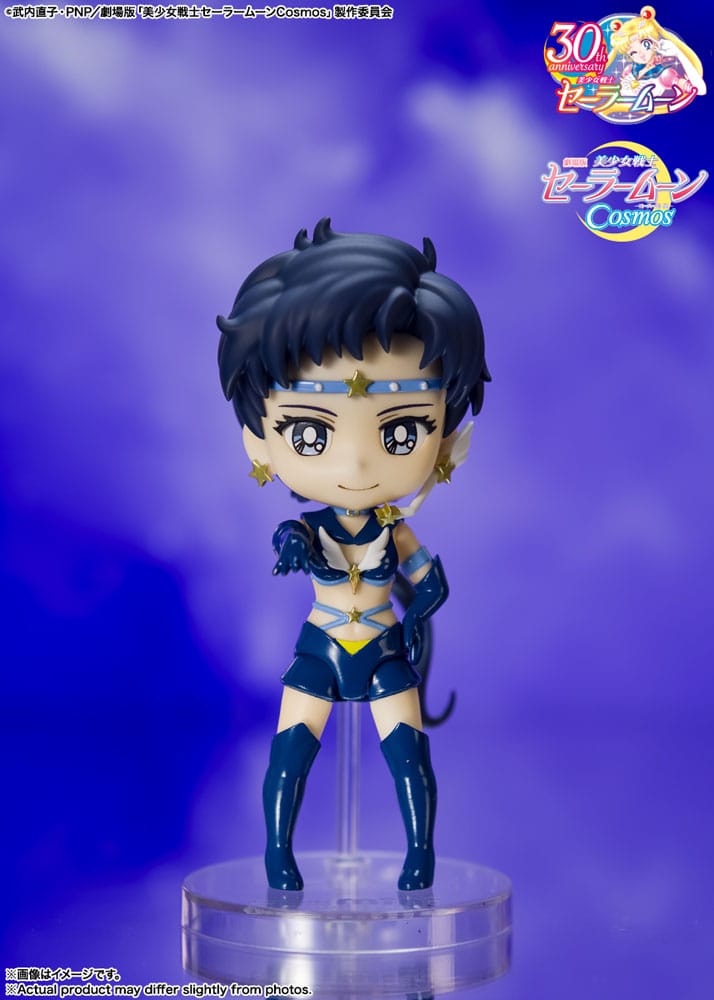Sailor Moon Cosmos Figuarts Mini Sailor Star Fighter / Maker / Healer Cosmos Edition 9 cm