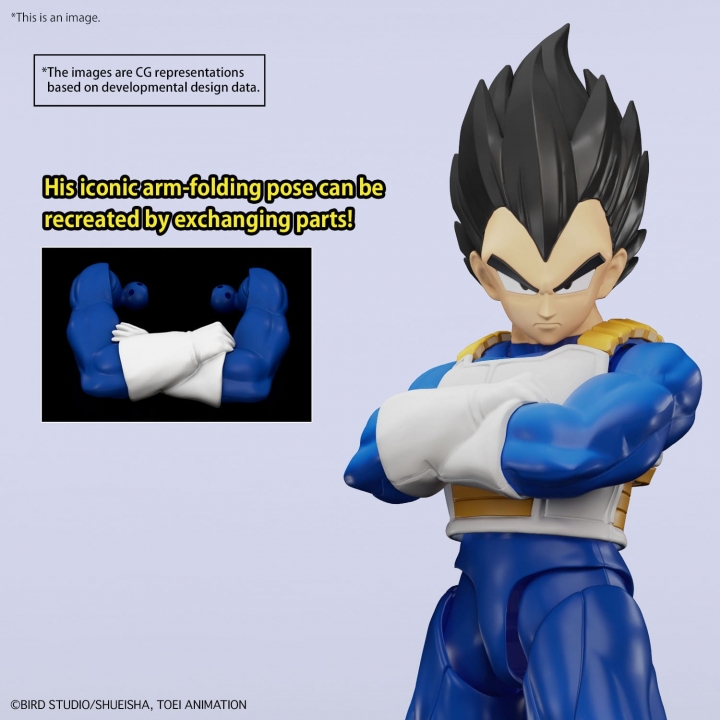 Dragon Ball Figure Rise Model Kit Vegeta New Spec 15 cm