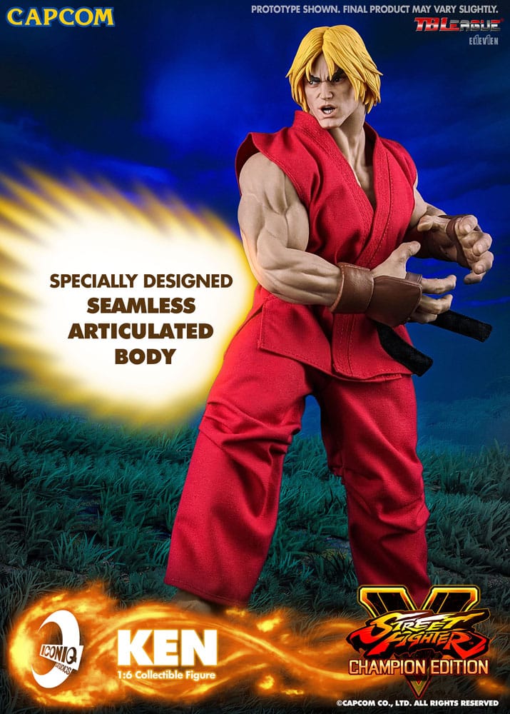 Street Fighter Action Figure 1/6 Ken Masters 30 cm