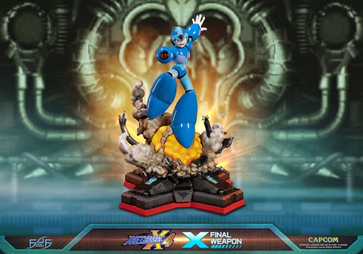 Mega Man X4 Statue X Finale Weapon / Finale Weapon Rising Fire 45 cm