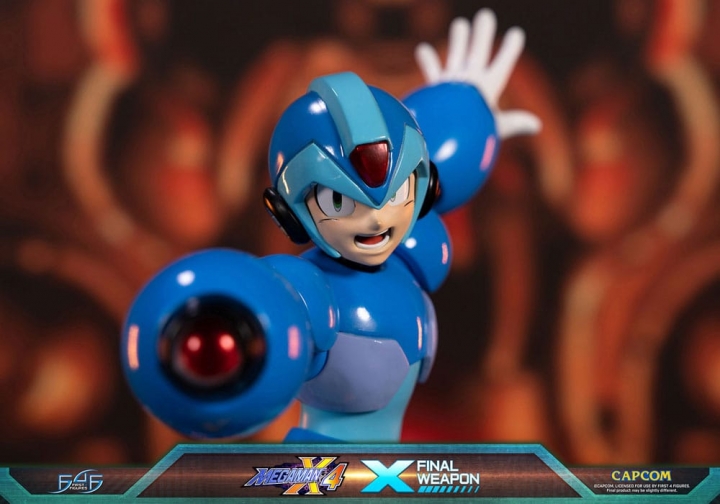Mega Man X4 Statue X Finale Weapon / Finale Weapon Rising Fire 45 cm