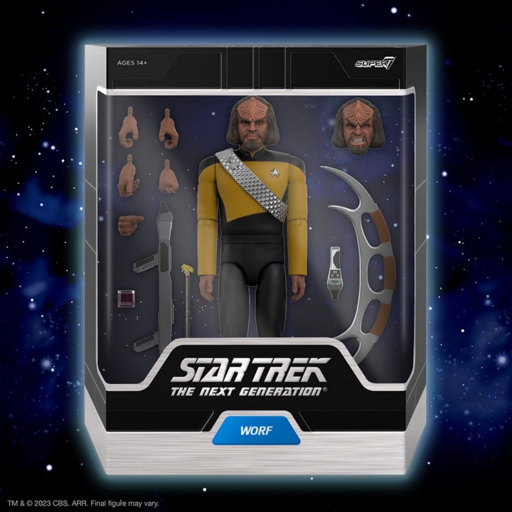 Star Trek: The Next Generation Ultimates Action Figure Worf / Captain Picard 18 cm