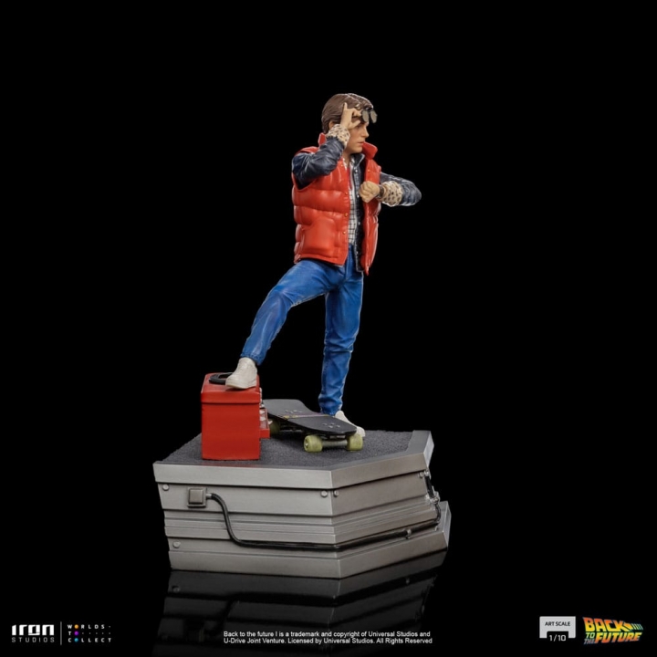 Back to the Future Art Scale Statue 1/10 Doc Brown / Marty McFly 22-20 cm