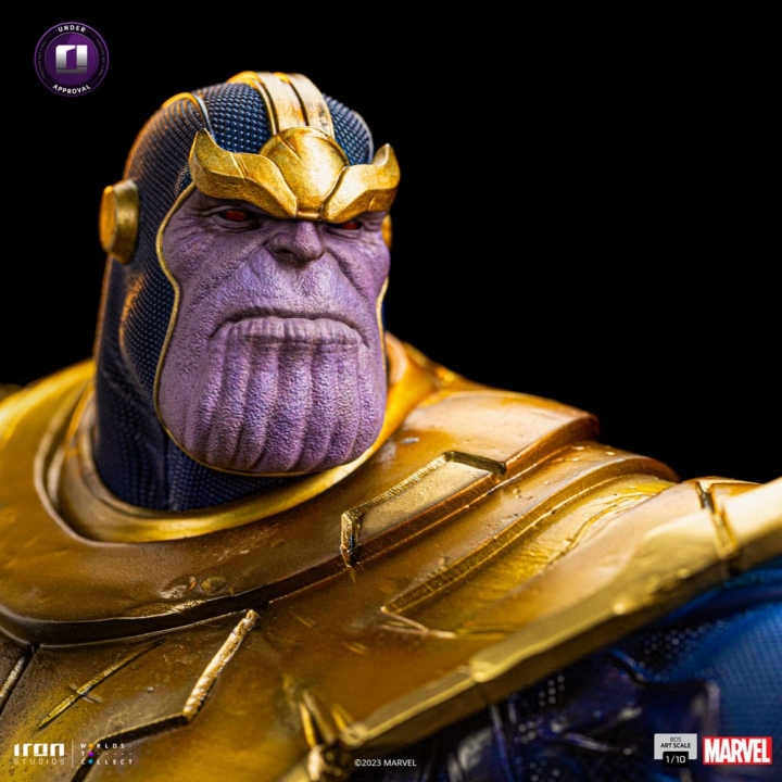 Marvel Battle Diorama Series Art Scale Statue 1/10 Thanos Infinity Gaunlet Diorama 30 cm