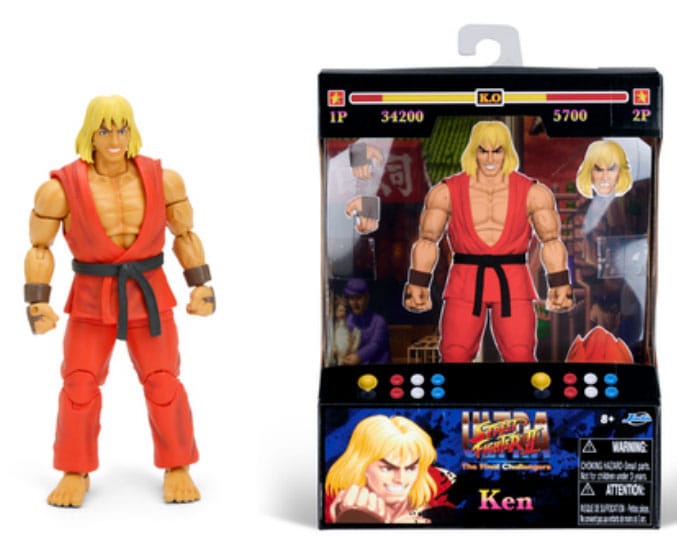 Street Fighter Action Figure Ken Master / M.Bison(Vega) / Dhalsim 15 cm Wave 2
