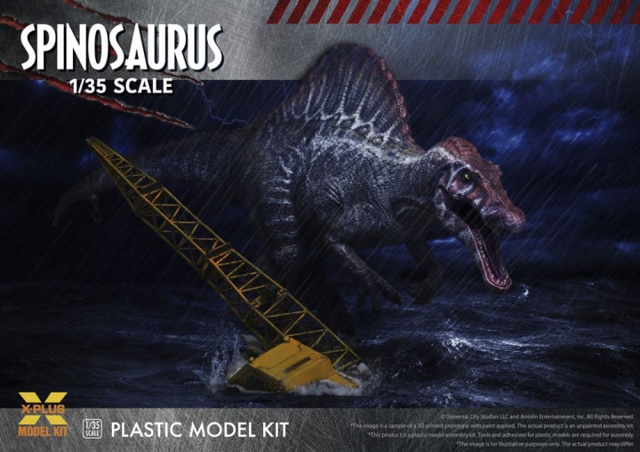 Jurassic Park III Plastic Model Kit 1/35 Spinosaurus 41 cm