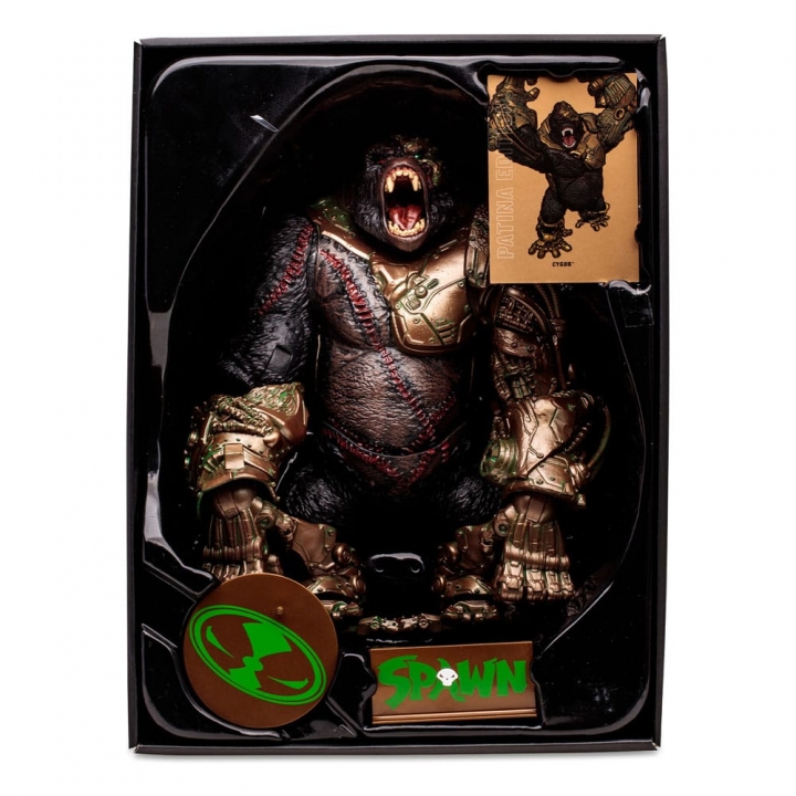 Spawn Megafig Action Figure Cygor Patina Edition Gold Label 30 cm